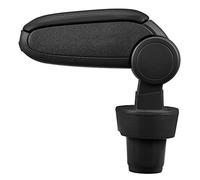 LP Trade Central Armrest for Up! | Storage Console Accessory and Arm Rest with Organiser Compartment | Car Interior Spare Part | Black Faux Leather - Black Stitching