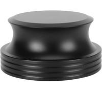 LP Turntable Disc Stabilizer, Record Weight Stabilizer, Aluminum Alloy HiFi Record Clamp with Felt Cushion for Reduced Vibration and Improved Sound Quality (Black) Professional process