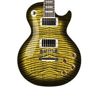 LP Type Guitar Custom Wrap Vinyl Decal Sticker Flamed Maple Wasp Yellow Burst GS46