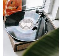 LP Vinyl Record Speed Test Disk for Turntables - 33 & 45 RPM Strobe Calibration Tool, Acrylic Pickup Alignment Gauge, Compatible wit