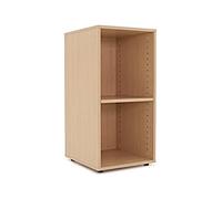 LP Vinyl Storage Cabinet by Gear4music for up to 250 Records Beech