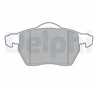 LP1687 BRAKE PAD SET, DISC BRAKE VOLVO C70 I COUPE 2.0