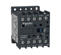 LP1K1201BD3 Contactor: 3 Pole NO x3 Auxiliary Contactors: NC 24VDC 12A W: 45m...