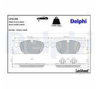 LP2140 BRAKE PAD SET, DISC BRAKE FITS VOLVO XC60 I SUV T5