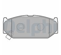 LP2182 BRAKE PAD SET, DISC BRAKE SUZUKI ALTO IV 1.0
