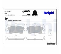 BRAKE PAD SET DISC BRAKE LP3936 FOR JAGUAR PT204 2.0L 204DTA/204DTF 2.0L 4cyl