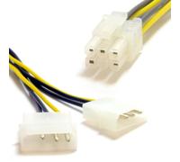 kenable LP4 Molex to 6 Pin PCI Express PCIe Graphics Card Power Cable Lead