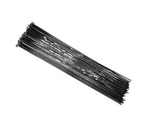 LPACXBYD 12Pcs 100-296mm Stainless Steel Bicycle Spokes Bike Mountain Bike Wheel Radius knitting Needle Spokes Electric Bike Copper Nipple For bicycles(282MM 12PCS)