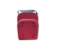 LPACXBYD Baseball Cap Hard Case Hat Travel Bag Baseball Cap Case Sport Storage Box Display Eva Carrying Bags Solid Color Unisex(Red)