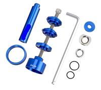 LPACXBYD Bike Bearing Press Tool Bicycle Bottom Bracket Press-in Installation Disassembly Tool Road Bike Bearing Universal Box(Blue1)