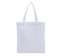 LPACXBYD Canvas Bags Cotton Zipper Shopper Bag Folding Portable Shopping Bag Canvas Tote Bag Reusable Shopping Bags For shopping and travelling(White 35x40cm)