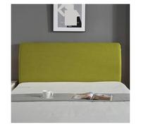 LPACXBYD Elastic Thicken All-inclusive Bed Head Cover Plain Dyed Headboard Cover Polar Fleece for Home Solid Long Back Home Textiles For protecting the head of the bed(Green,120cm)