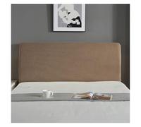 LPACXBYD Elastic Thicken All-inclusive Bed Head Cover Plain Dyed Headboard Cover Polar Fleece for Home Solid Long Back Home Textiles For protecting the head of the bed(Color 5,120cm)