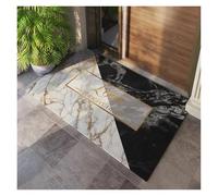 LPACXBYD Floor Mat Stone Pattern Home Living Room Entrance Doormat Bedroom Flower Printed Anti-slip Carpets Washable Bathroom Kitchen Rug For vacuuming entry doors(6,40x60cm)