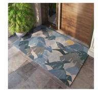 LPACXBYD Floor Mat Stone Pattern Home Living Room Entrance Doormat Bedroom Flower Printed Anti-slip Carpets Washable Bathroom Kitchen Rug For vacuuming entry doors(4,30x50cm)