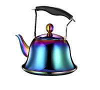 LPACXBYD Gas Kettle 1/2L Stainless Steel Whistling Kettle Gas Induction Cooker Water Pot Household Creative Teapot(1L,Color3)