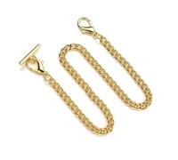 LPACXBYD Pocket Watch Chain 1PCS 36cm Vintage Alloy Pocket Watch Chain for Antique Quartz Women Men(Brown)