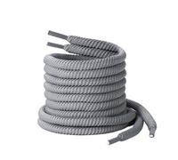 LPACXBYD Shoelaces Shoe Laces Thicker Round Running Sneakers Boots Bread Shoestrings Accessories 1 Pair(Grey,120cm)