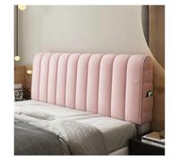 LPACXBYD Soft Thicken Velvet Quilted Headboard Cover All-inclusive Bed Head Cover For protecting the head of the bed(Pink,W160 x H60cm)