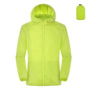 LPACXBYD Sun Protection Jacket Anti-scratch Trendy Men Women Waterproof Sun Protection Coat Anti-wrinkle Couples Jacket Hooded For Work(Green,S)