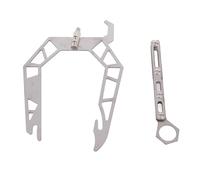 LPACXBYD Telescopic Boat Hook Dock Hook Multi-Purpose Telescoping Boat Long Distance Threader Mooring Rope Cable Wire Guider Fishing Rod Pole Reel Tool(Silver No Telescopic Rod)