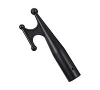 LPACXBYD Telescopic Boat Hook Nylon Boat Hook Black Plastic Anchor Garden Light Hanger Telescoping 28mm Pole Attachment Docking Telescopic Rod