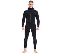 LPACXBYD Wetsuit 7MM Neoprene Adults Keep Warm Full Body Snorkeling WetSuit Hooded Scuba Surfing UnderWater Hunting Swim(4XL190-195cm97-105kg)
