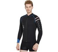 LPACXBYD Wetsuit Men's 3.0mm Diving Wetsuit Jackets Pants Long Sleeve Suit Scuba Jump Surfing Snorkeling Wetsuits(Blak,XXXL(95-105kg))