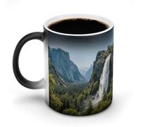 LPAGBCNU Coffee Mug 11 Oz Yosemite National Park Color Changing Mugs, Heat Changing Coffee Mugs with Handle, Heat Sensitive Magic Mug for Women Men Funny Ceramic Cup for Tea Latte Milk Cocoa