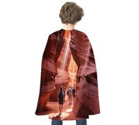 LPAGBCNU Halloween Antelope Canyon Cloak Reversible Cape Costume for Masquerade Halloween Cosplay Birthday Party Decoration