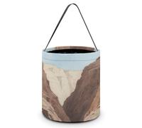 LPAGBCNU Halloween Candy Bucket Depict A Canyon Trick Or Treat Bags Halloween Candy Tote Bag with Handles Reusable Candy Baskets for Halloweens Party Supplies Favors Gift Bags