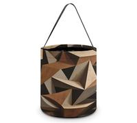 LPAGBCNU Halloween Candy Bucket Depict A Geometry Trick Or Treat Bags Halloween Candy Tote Bag with Handles Reusable Candy Baskets for Halloweens Party Supplies Favors Gift Bags