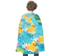LPAGBCNU Halloween Ducks Competing in Swimming Cloak Reversible Cape Costume for Masquerade Halloween Cosplay Birthday Party Decoration