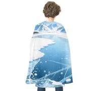 LPAGBCNU Halloween Ice Lake And Snow Mountain Cloak Reversible Cape Costume for Masquerade Halloween Cosplay Birthday Party Decoration