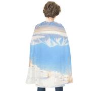 LPAGBCNU Halloween Plateau Salt Lake Cloak Reversible Cape Costume for Masquerade Halloween Cosplay Birthday Party Decoration