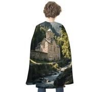 LPAGBCNU Halloween Rila Monastery Cloak Reversible Cape Costume for Masquerade Halloween Cosplay Birthday Party Decoration