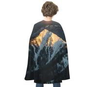 LPAGBCNU Halloween Rocky Mountains Cloak Reversible Cape Costume for Masquerade Halloween Cosplay Birthday Party Decoration