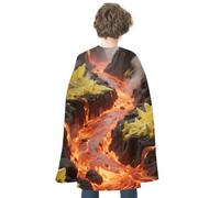 LPAGBCNU Halloween Sulphur Canyon Cloak Reversible Cape Costume for Masquerade Halloween Cosplay Birthday Party Decoration