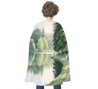 LPAGBCNU Halloween Vancouver Stanley Park Cloak Reversible Cape Costume for Masquerade Halloween Cosplay Birthday Party Decoration