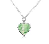 LPAGBCNU Jiangnan Bamboo Forest Pet Ashes Necklace with Filling Kits 70CM Cable Chain Memorial Cremation Urn Necklace Jewelry Souvenir Keepsake for Human Ashes Dogs Cats Sympathy Gift for Women Men