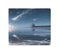 LPAGBCNU Wallet for Men Credit Card Holder for Women Slim Wallet Ice Crystals and Meteor Bursts Bifold Wallet with Id Window
