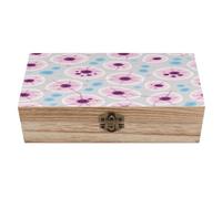 LPAGBCNU Wooden Jewelry Box Keepsake Storage Organizer Cell Division Handmade Wooden Box for Storing Jewelry Coins Tartot Cards Small Treasures