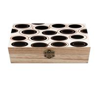 LPAGBCNU Wooden Jewelry Box Keepsake Storage Organizer Retro Copper-colored Circles Handmade Wooden Box for Storing Jewelry Coins Tartot Cards Small Treasures