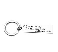 LParkin Drive Safe Keyring I Need You Here With Me Trucker Husband gift for husband dad gift valentines day stocking stuffer