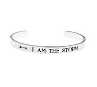 LParkin I AM The Storm Inspirational Bracelet Empowering Jewelry Motivating Inspirational Gift …