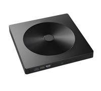 LpartsXpert External CD/DVD Drive USB 3.0 & USB-C Portable External CD/DVD Burner for Mainstream Computer Systems such as Windows 11/10/8/7/XP, Mac, Linux