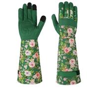 LPATEBCVU Gardening Gloves Gardening Gloves Screen Touchable Thorn-Proof Long Sleeve Garden Rose Cuff Work Durable For Yard Outdoor(Dark Green)