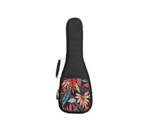 LPATEBCVU Guitar Bag 21/23/26 Inch Ukulele Bag Waterproof Backpack Thicken Dustproof Shockproof Padding Cotton Pad Flower Guitar Handbag(Color1,21 inches)