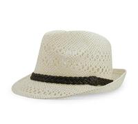 LPATEBCVU Jazz Hat Paper Straw Hat Women Summer Fashion Sun Cap Dad Jazz Men Cool Fedora(Color11)