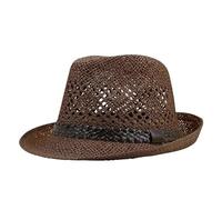 LPATEBCVU Jazz Hat Paper Straw Hat Women Summer Fashion Sun Cap Dad Jazz Men Cool Fedora(Color12)